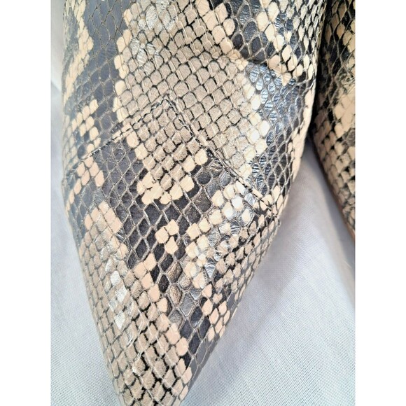 Sam Edelman Womens Reverie 2 Python Snake Ankle Block Pointed Mules 9.5M - Picture 4 of 10